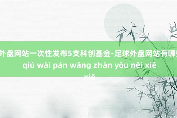 足球外盘网站一次性发布5支科创基金-足球外盘网站有哪些 zú qiú wài pán wǎng zhàn yǒu něi xiē